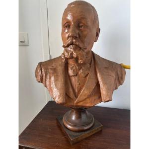 Leroux Terracotta Bust Of A Man 