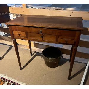 Directoire Period Walnut Dressing Table