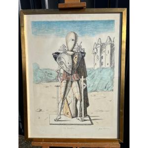 Giorgio De Chirico Il Trovatore Lithographie 