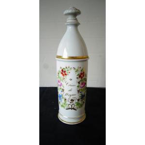 Porcelain Water Bottle, Floral Decor