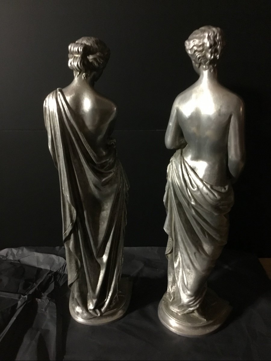 Pair Of Antique Statuettes -photo-2