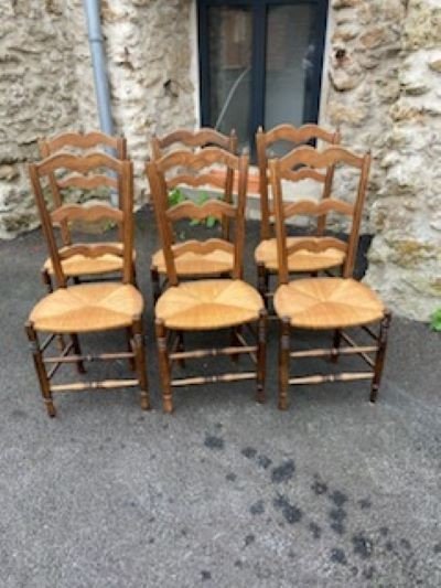 Série De Chaises Rustique