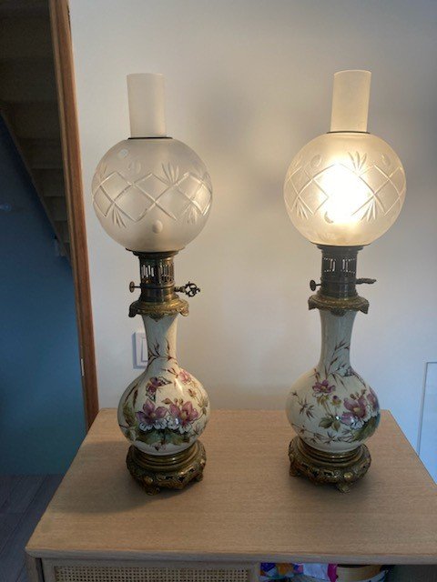 Beautiful Pair Of Lamps From The Napoleon III Period