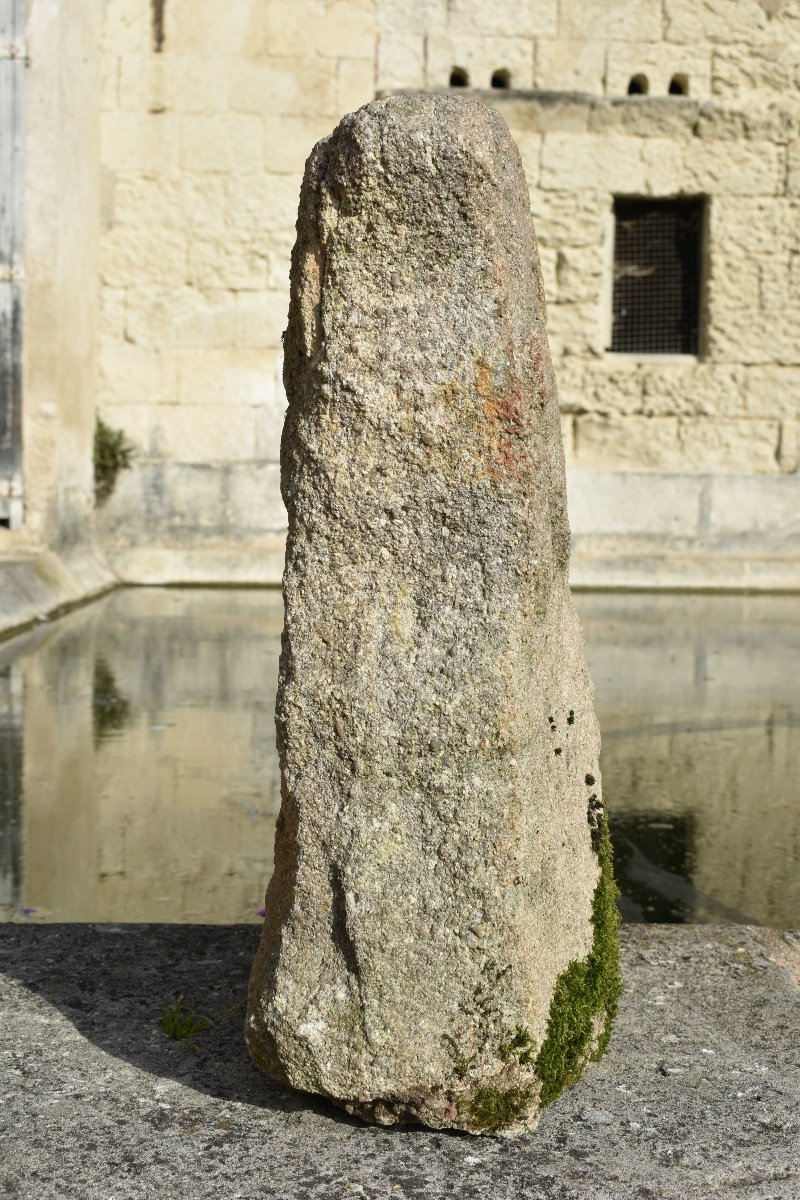 Anthropomorphic Stele - Stone Bas-relief Sculpture - Archeology (?) Art Brut (?)-photo-6