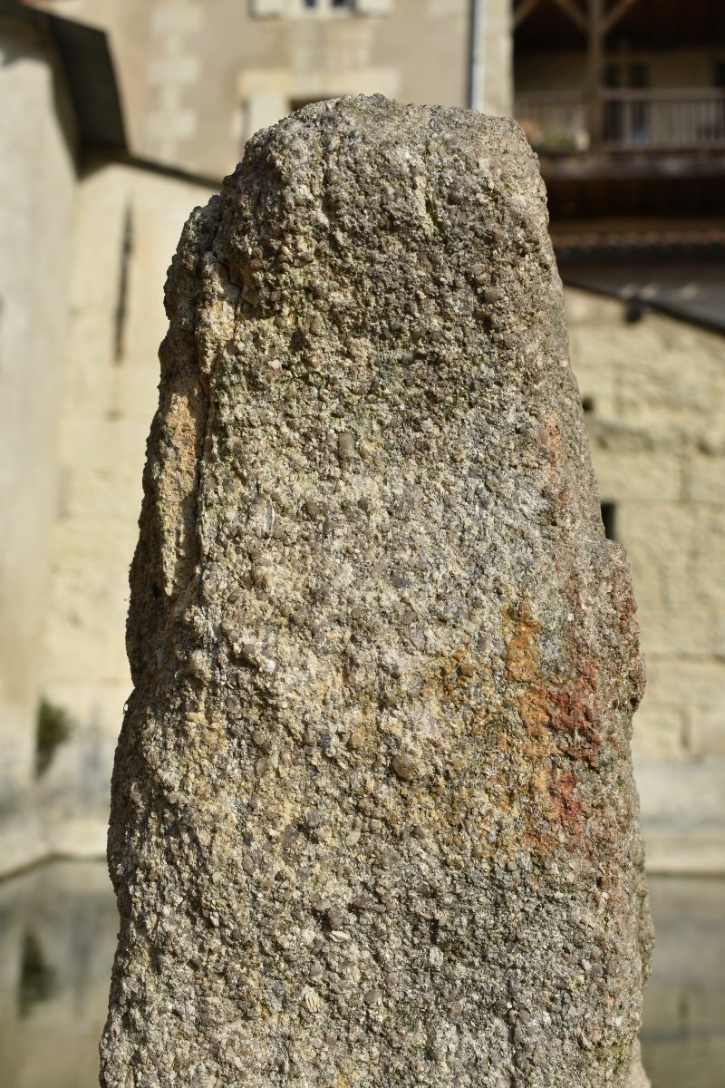 Anthropomorphic Stele - Stone Bas-relief Sculpture - Archeology (?) Art Brut (?)-photo-7