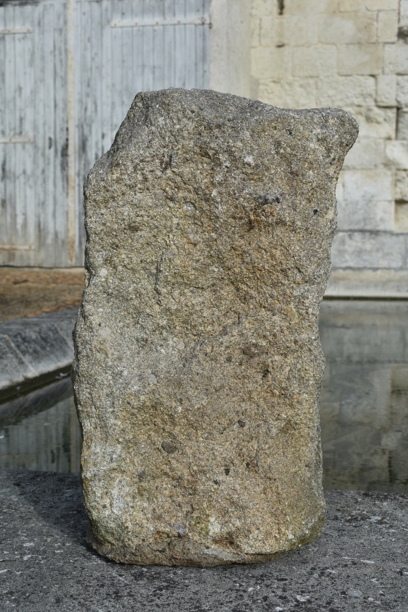 Anthropomorphic Stele - Stone Bas-relief Sculpture - Archeology (?) Art Brut (?)-photo-8