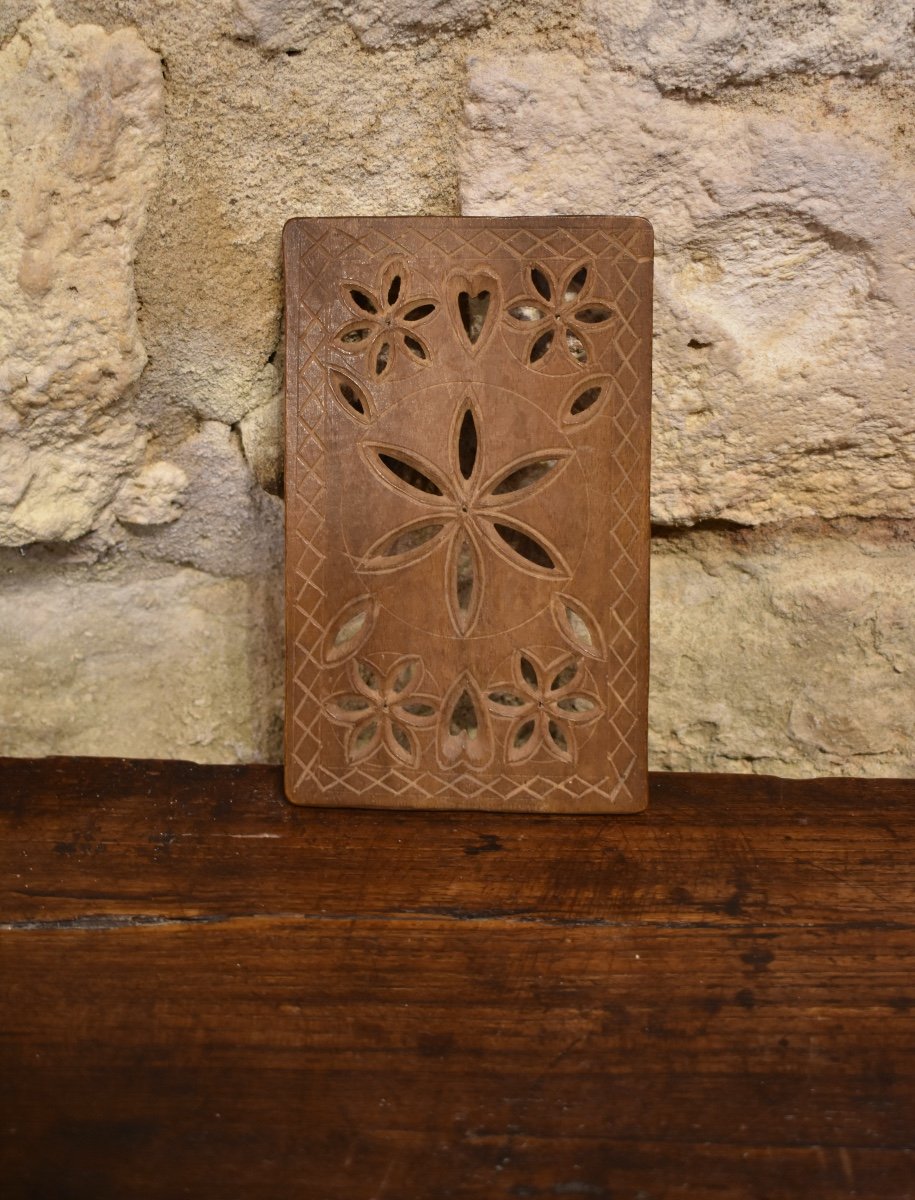 French Wooden Lace Holder - Velay - Auvergne - 1900-photo-2