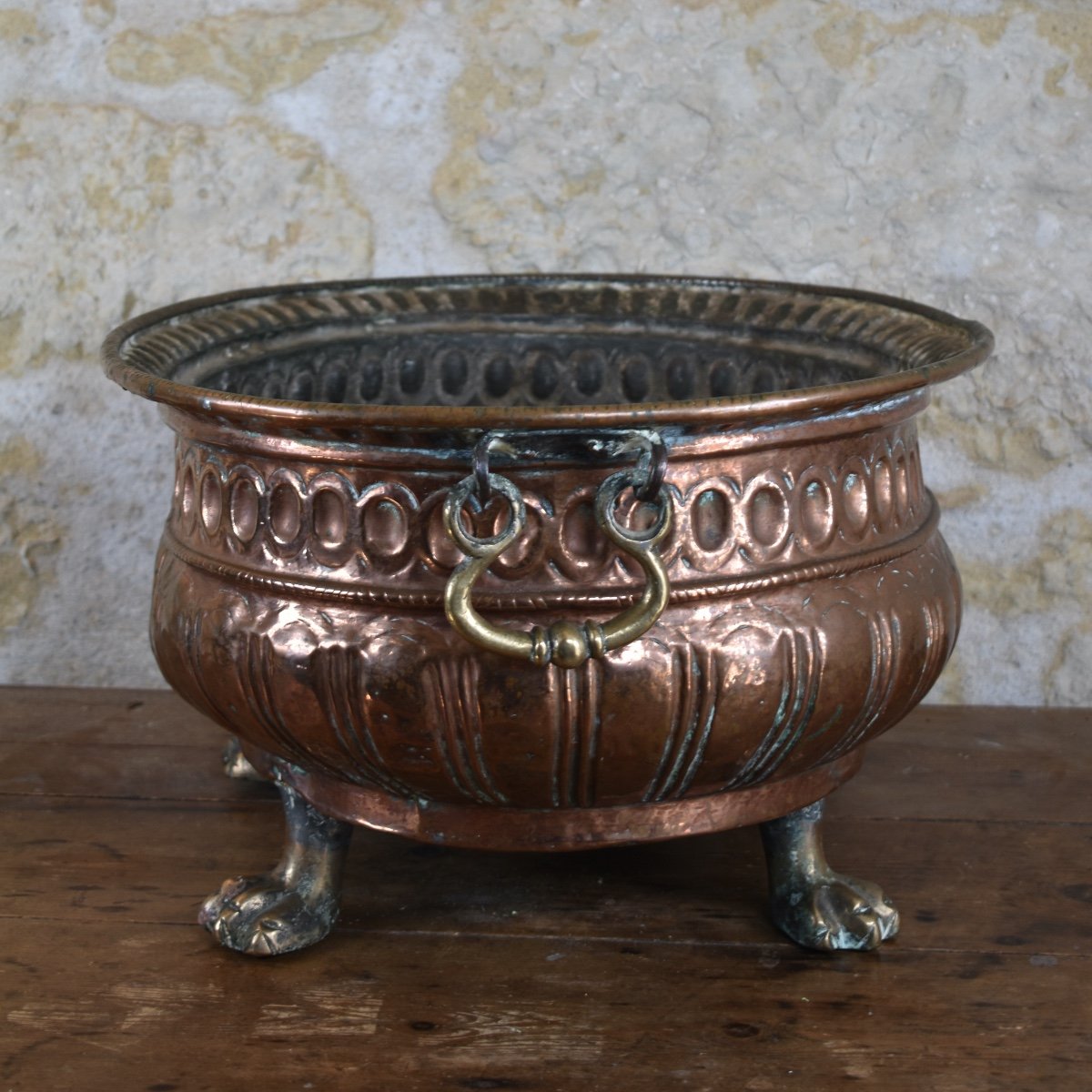 Italian Copper Wine Cooler - 17th Century -photo-3