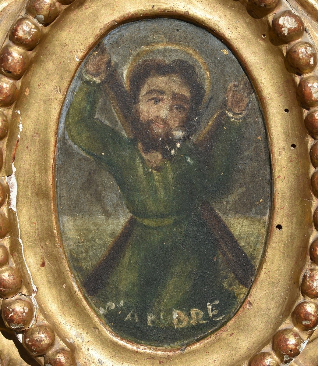 Top Of Procession Staff - Saint André - Golden Wood - 18th-photo-4