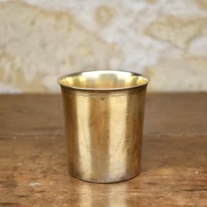 Silver-gilt Schoolboy Cup - Empire Restoration - 