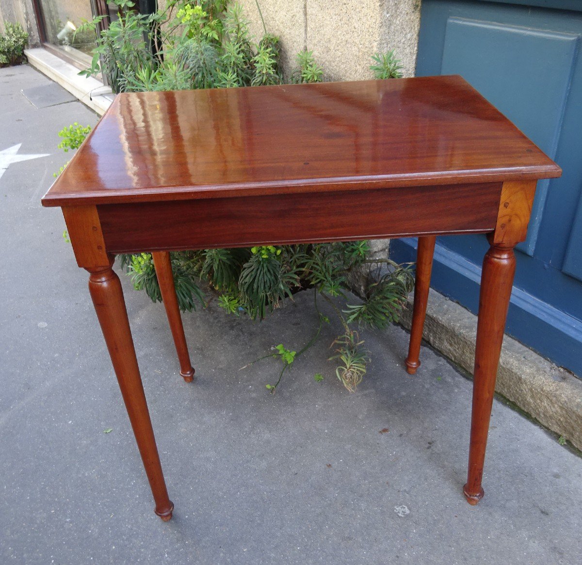 Mahogany Living Room Table, Louis XVI Period-photo-2