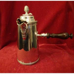 Empire Style Minerva Hallmark Silver Chocolate Pot