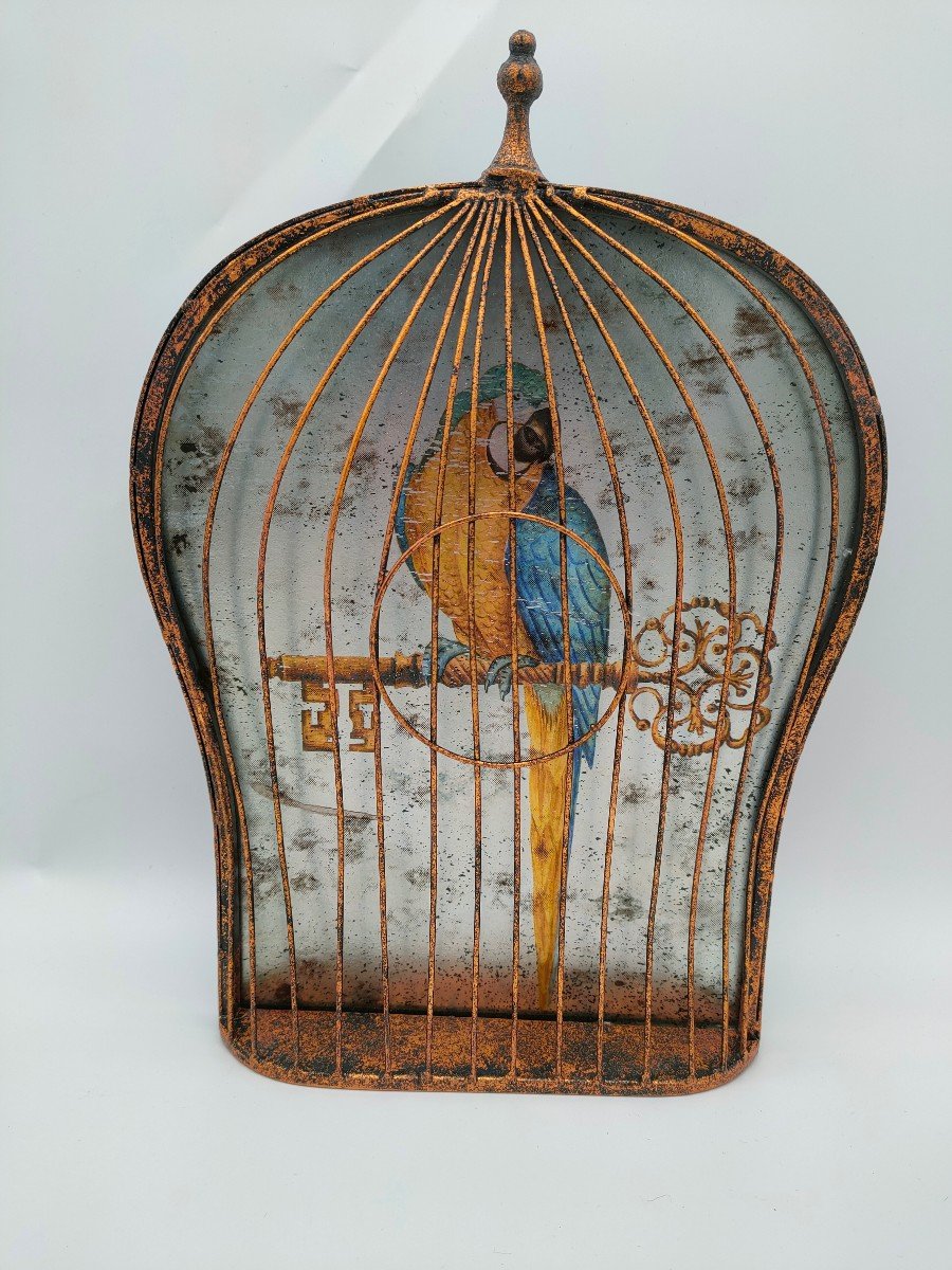 Cage A Oiseaux En Verre -photo-4