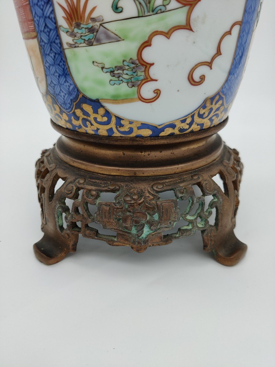 Pair Of Imari Lamps-photo-4