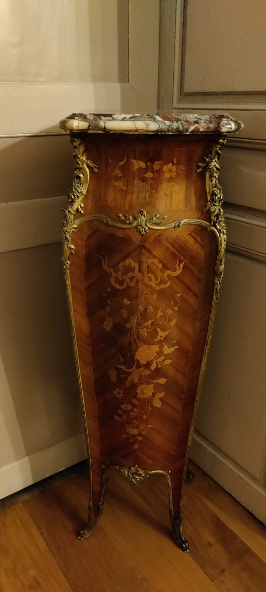 Louis XVI Style Satin Veneer Sheath -photo-3