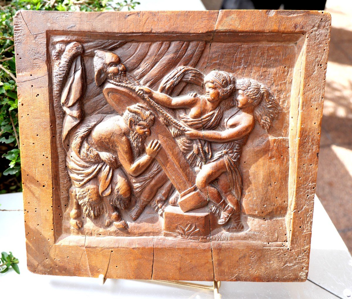 18th Century Carved Panel-photo-2