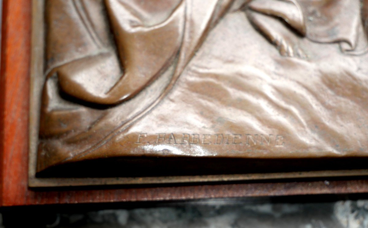 Bas Relief En Bronze F.barbedienne -photo-2