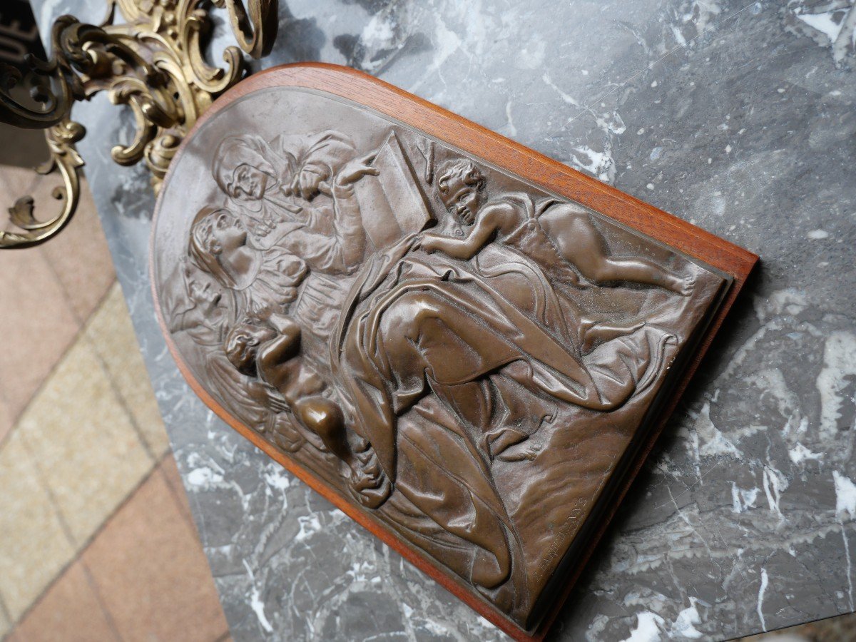 Bas Relief En Bronze F.barbedienne -photo-4