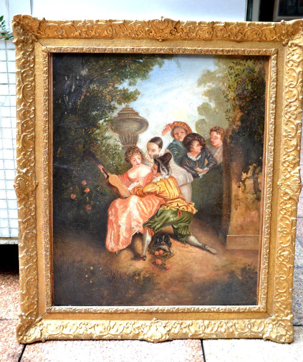 19th Century Romantic Scene 