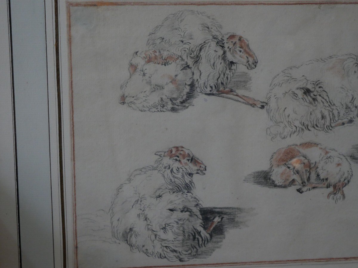 Drawing On Paper 18th Century-photo-1