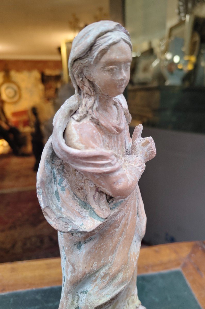 Holy Virgin In Terracotta 18th-photo-1