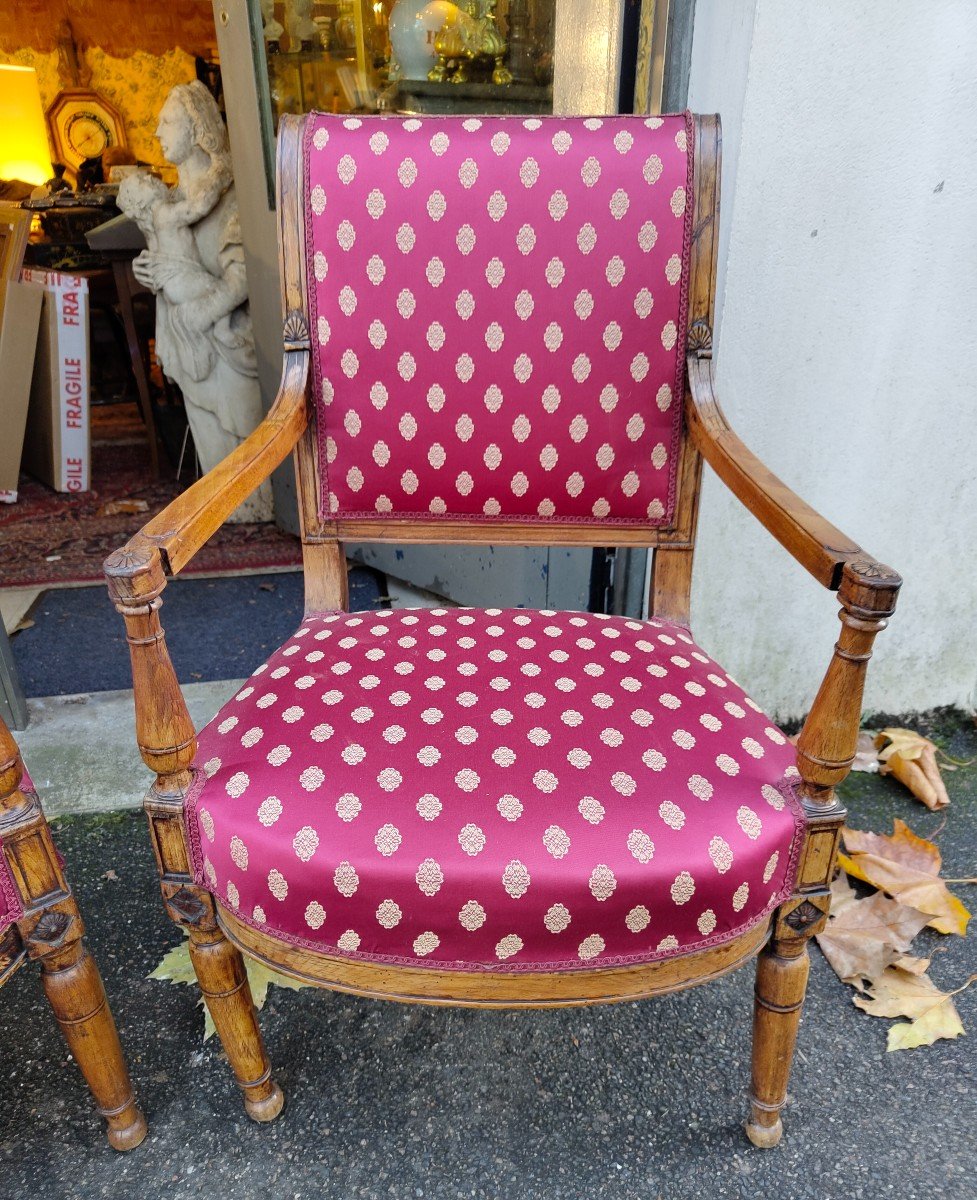  Pair Of Directory Armchairs -photo-2