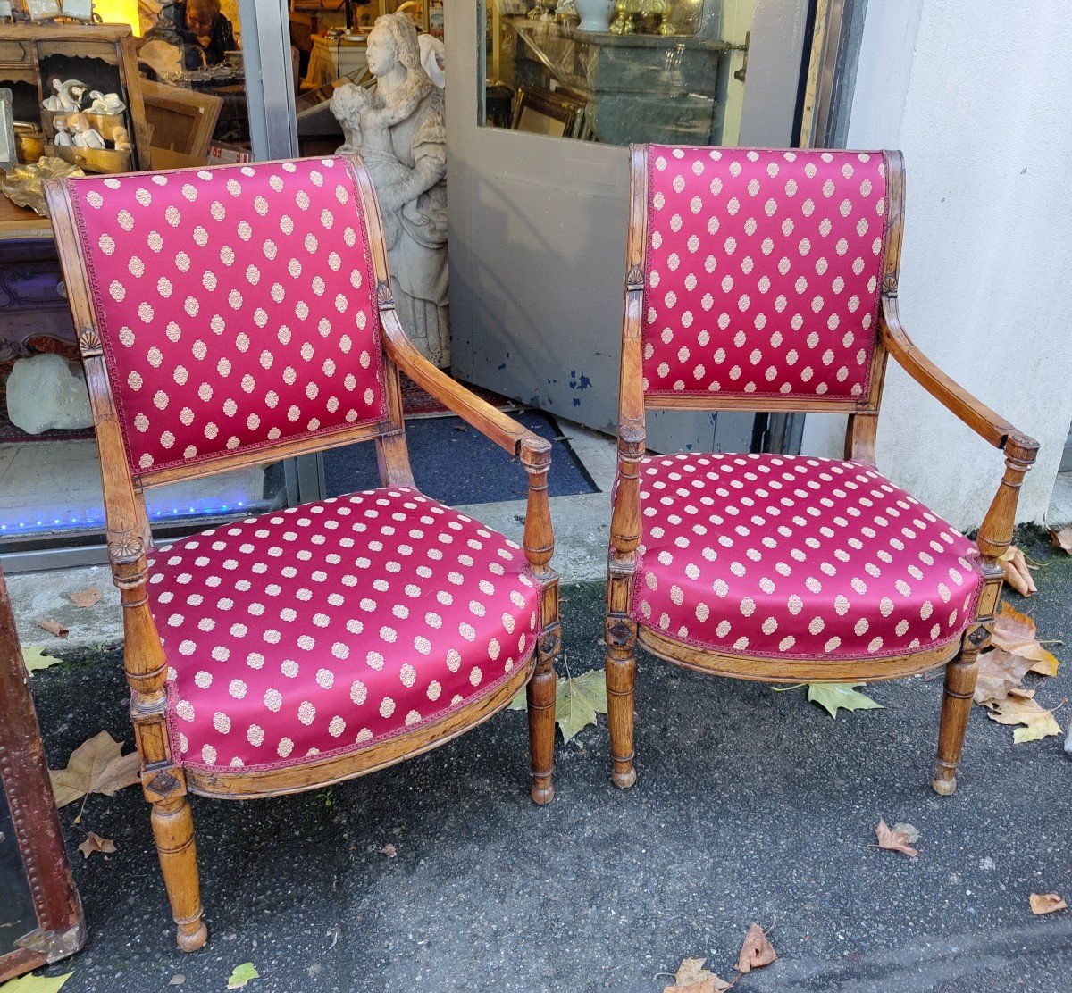  Pair Of Directory Armchairs 