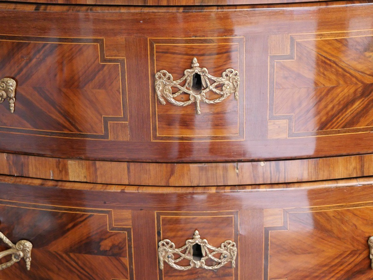 Commode Bois De Rose époque Louis XVI -photo-3