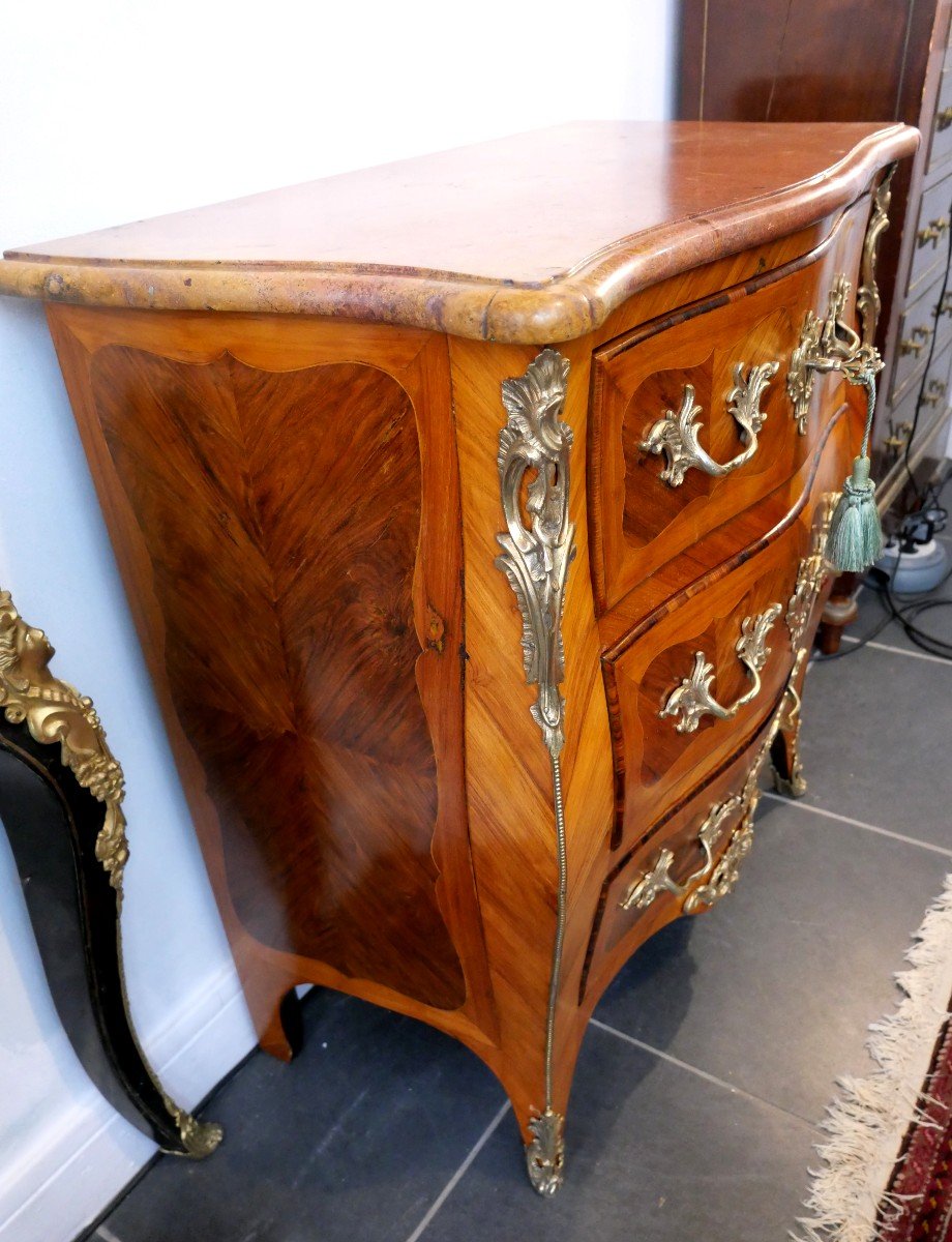 Small Chest Of Drawers Stamped Jm Chevallier -photo-3