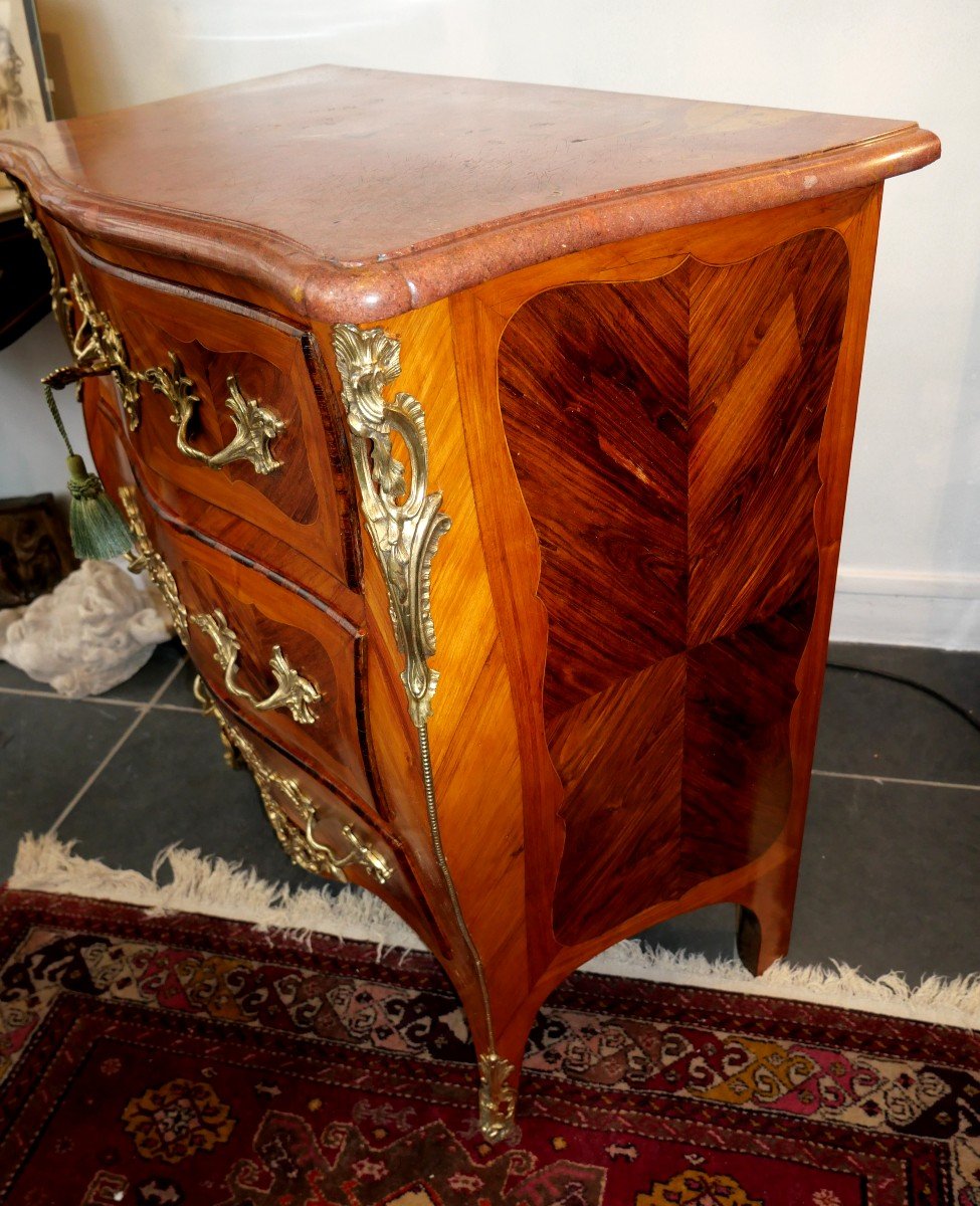 Small Chest Of Drawers Stamped Jm Chevallier -photo-4