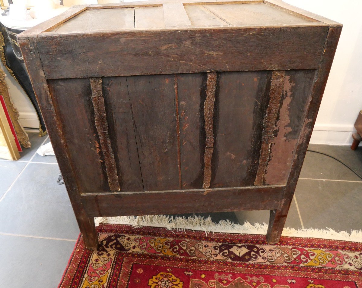 Small Chest Of Drawers Stamped Jm Chevallier -photo-1