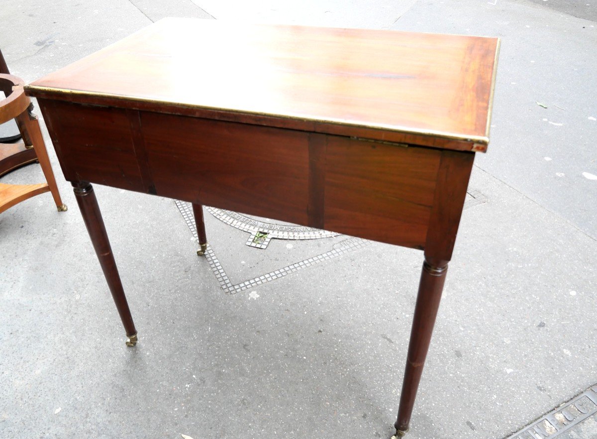 18th Century Mahogany Men's Dressing Table-photo-4