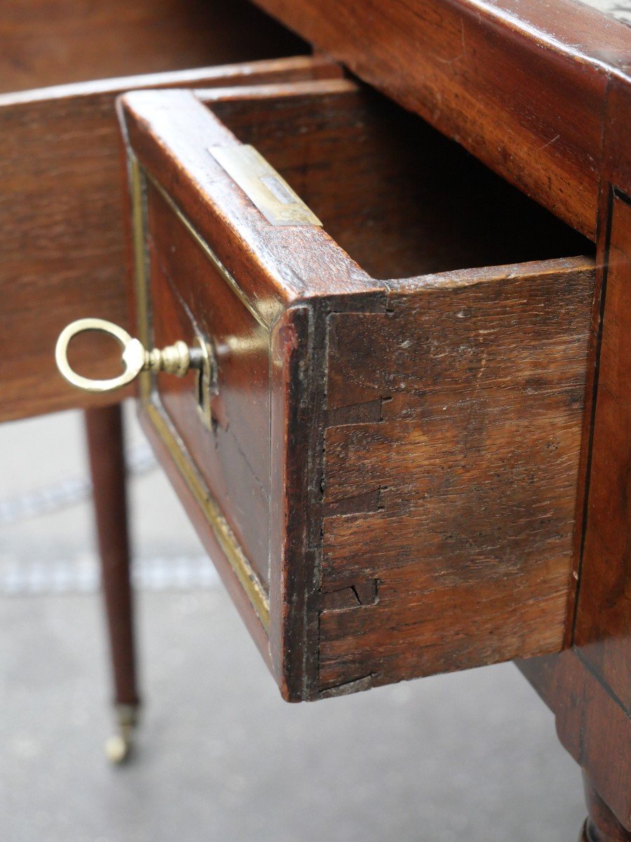 18th Century Mahogany Men's Dressing Table-photo-2