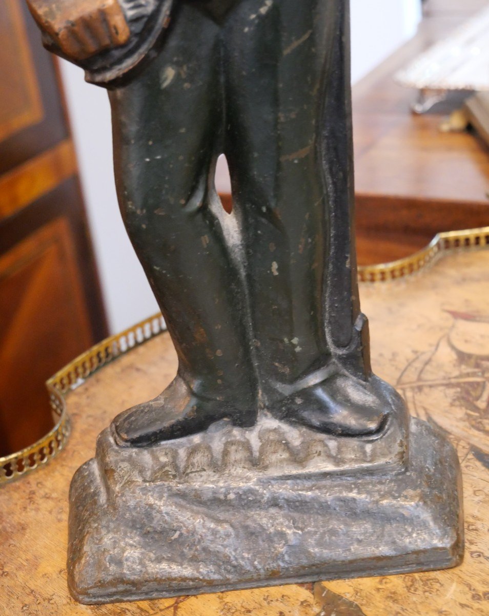 Officier Prussien En Bronze Polychrome-photo-2