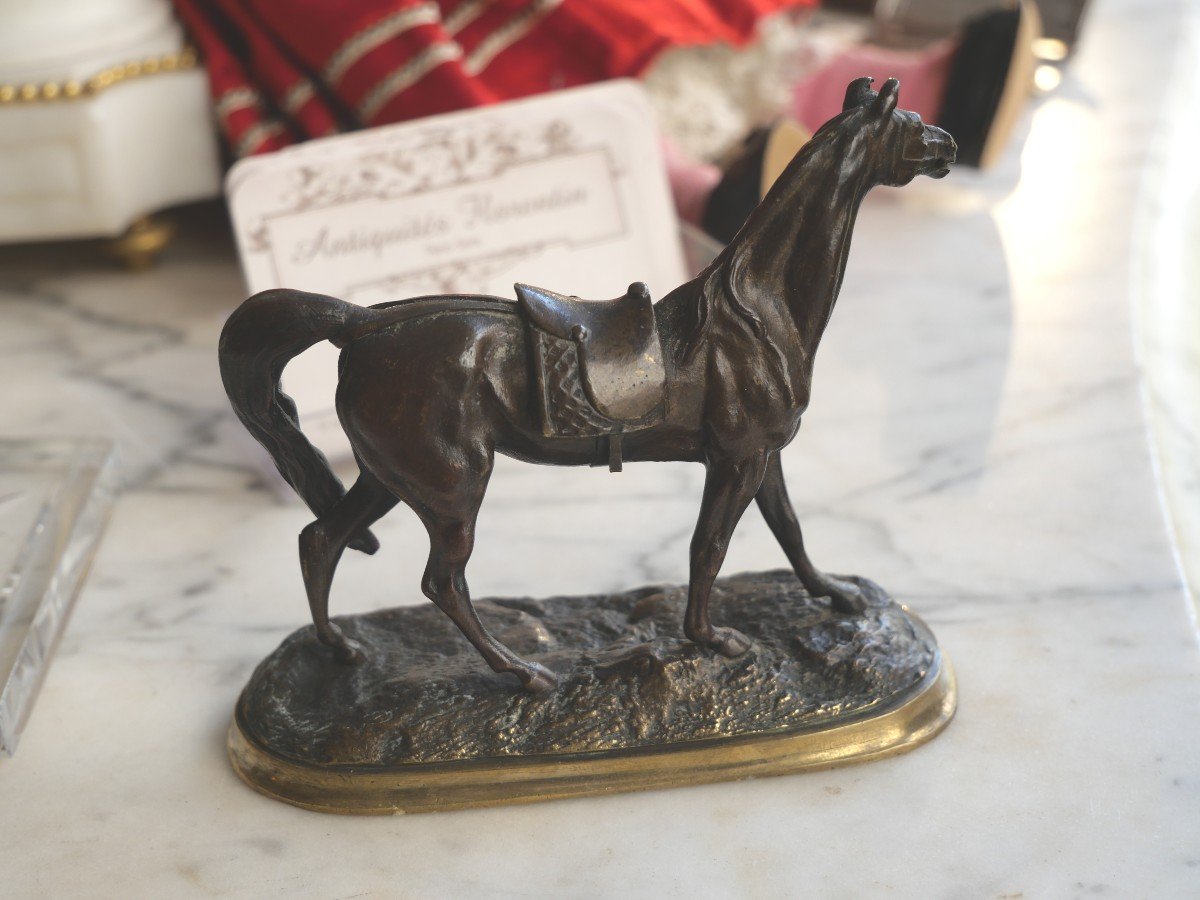 Patinated Bronze Horse-photo-2