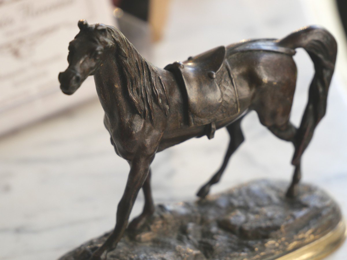 Patinated Bronze Horse-photo-4