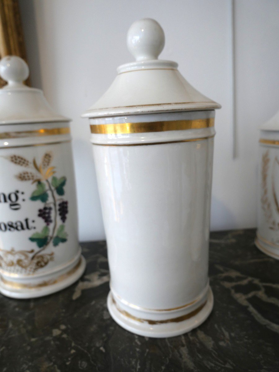 Pair Of 19th Century Pharmacy Jars -photo-3