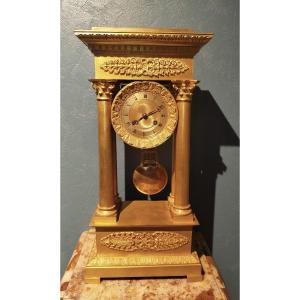 Large Empire Bronze Clock 