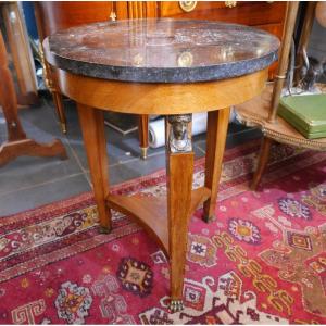 Small Empire Pedestal Table 