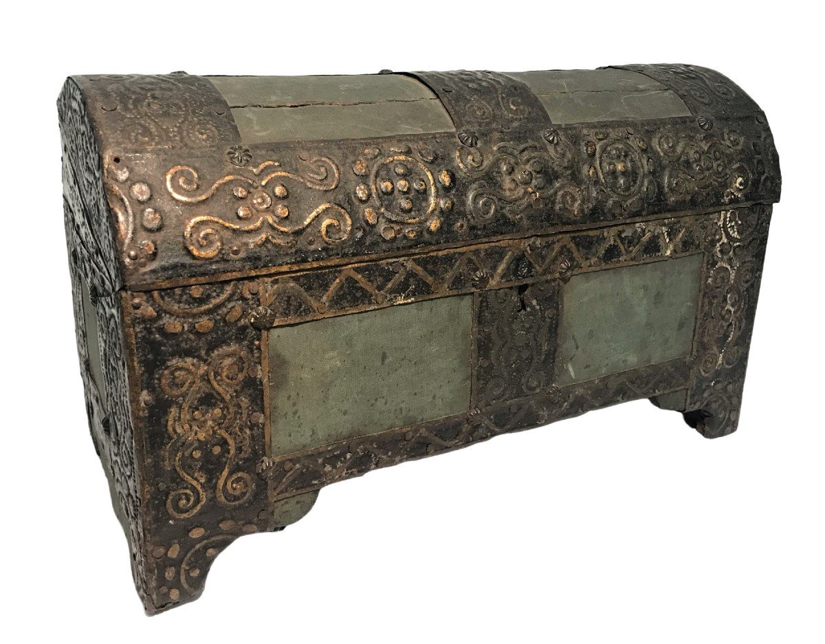 Italian Wooden Box From The 18th Century