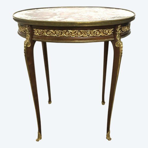 Napoleon III Period Table In Mahogany And Gilded Bronze