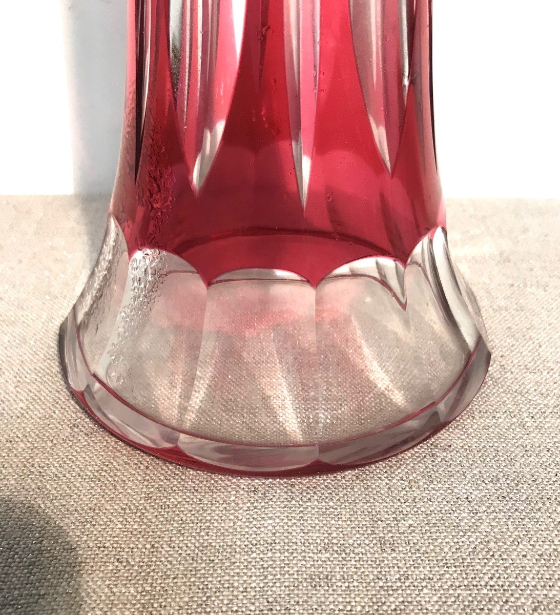 Eiffel Carafe In Cut Crystal-photo-2