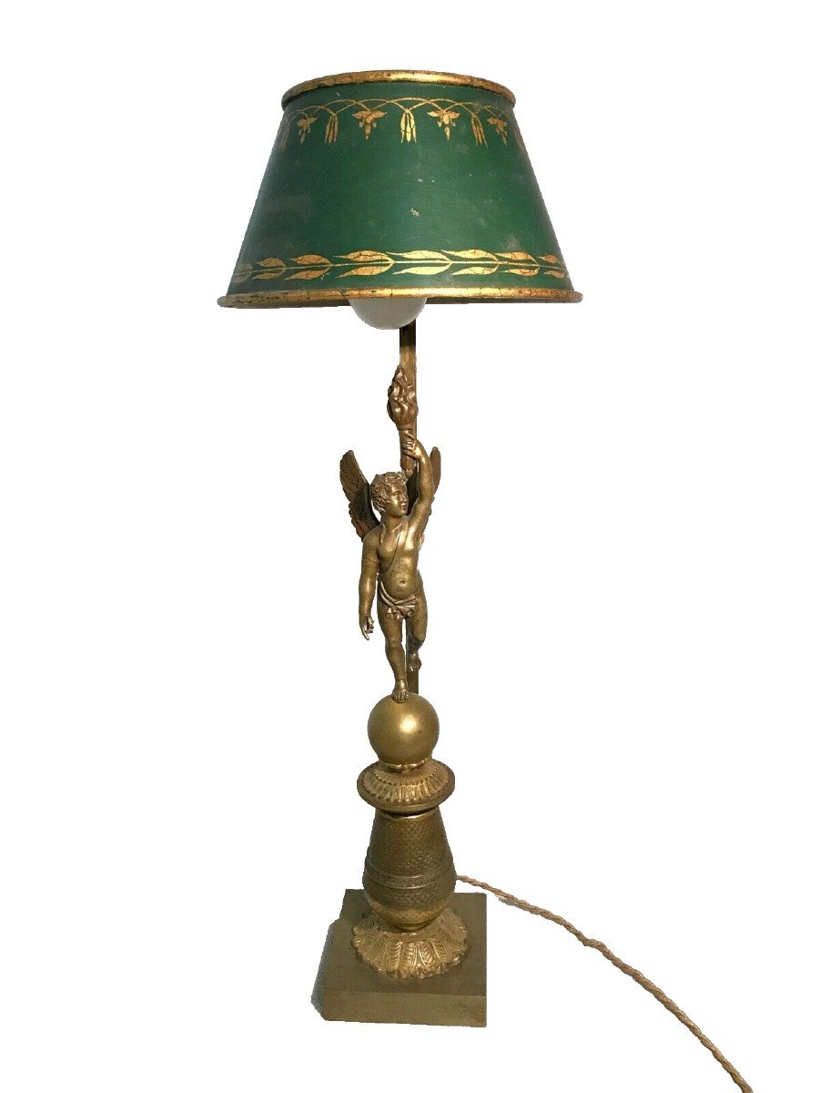 Empire Period Hot Water Bottle Lamp