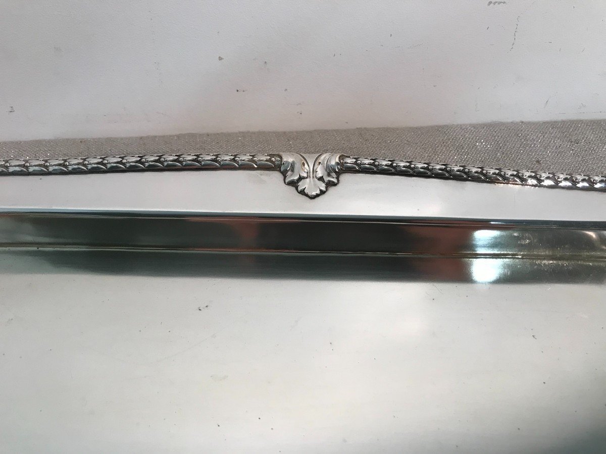 Silver Metal Tray-photo-2