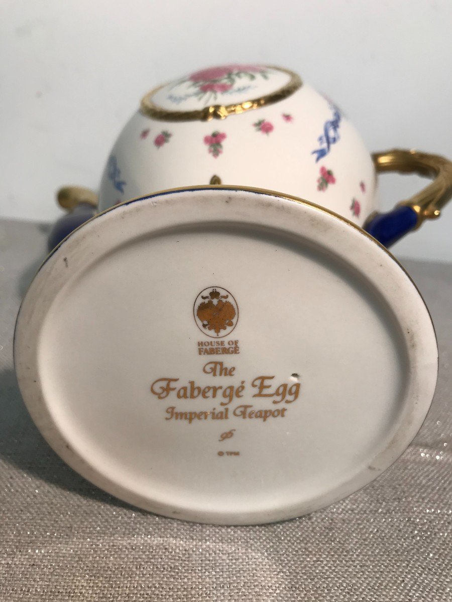 Théière impériale oeuf de Fabergé-photo-6