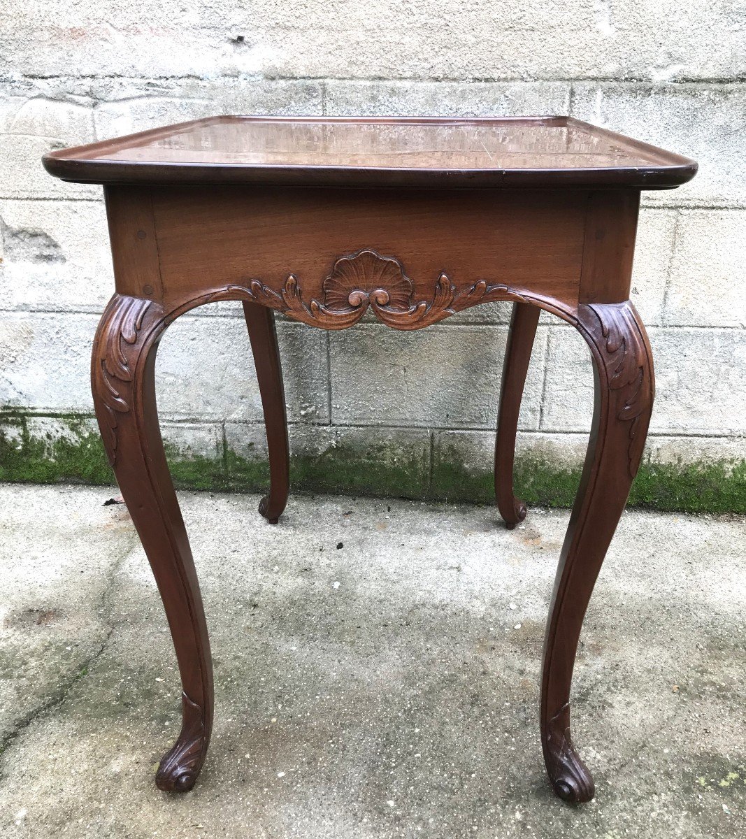 Louis XV Period Cuban Mahogany Cabaret Table-photo-4