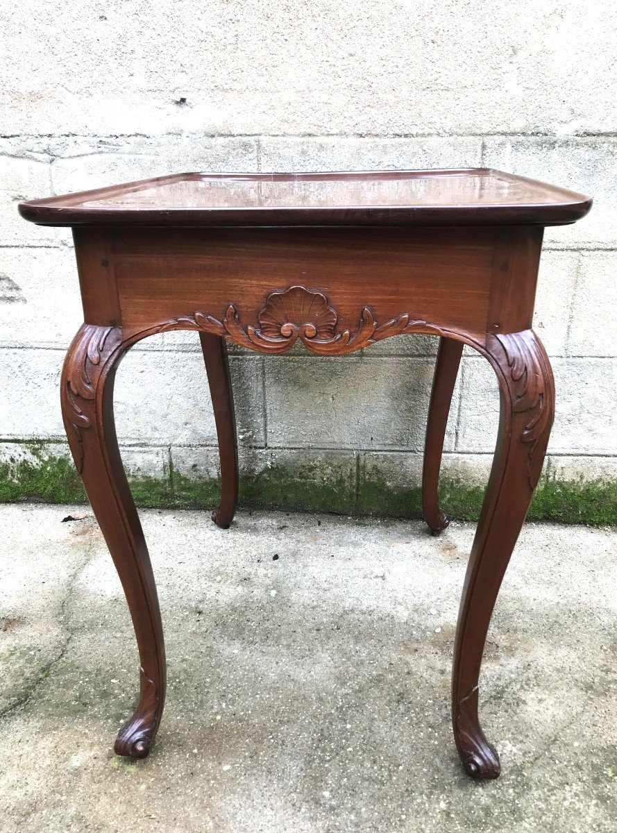 Louis XV Period Cuban Mahogany Cabaret Table-photo-2