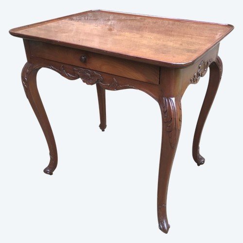 Louis XV Period Cuban Mahogany Cabaret Table