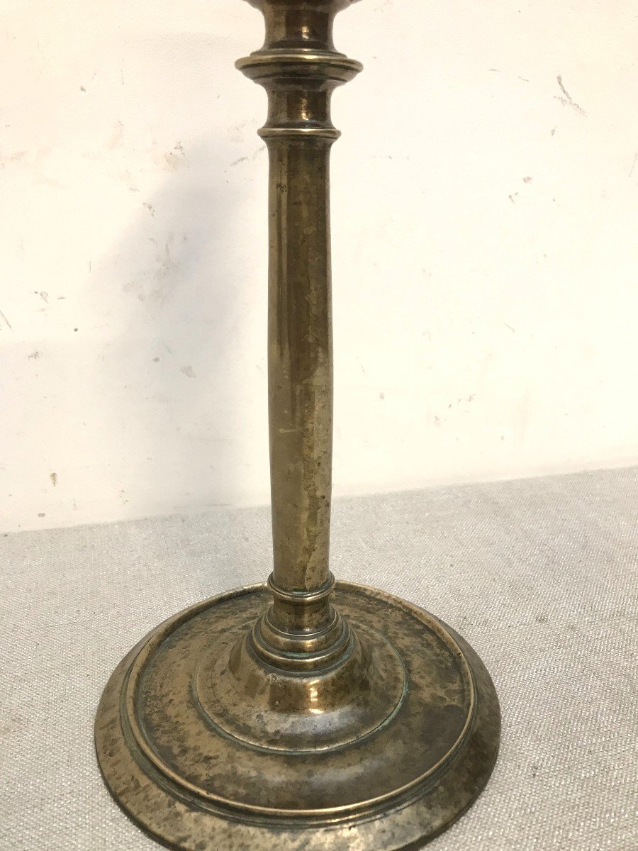 16th Century High Period Candle Holder 27 Cm-photo-4