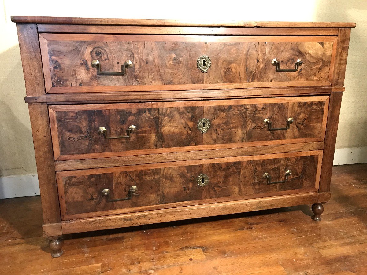 Louis XVI Period Chest Of Drawers. 18th Century-photo-3